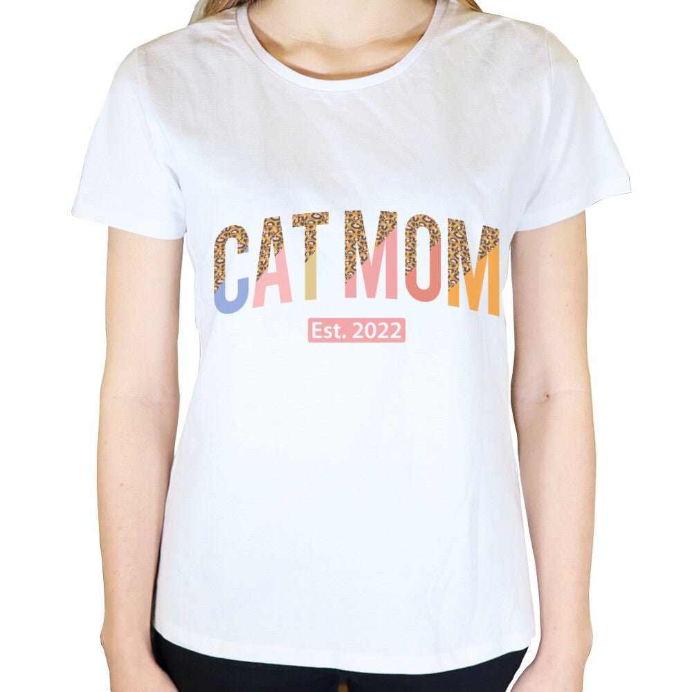 Katzen T-Shirt Frauen Cat Mom