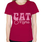 Katzen T-Shirt Frauen Cat Mama