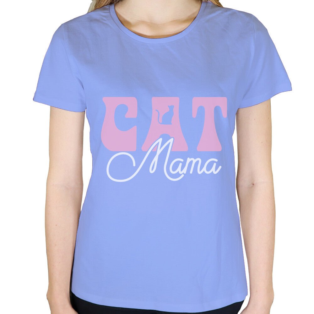Katzen T-Shirt Frauen Cat Mama