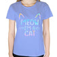 Katzen T-Shirt Frauen Meow
