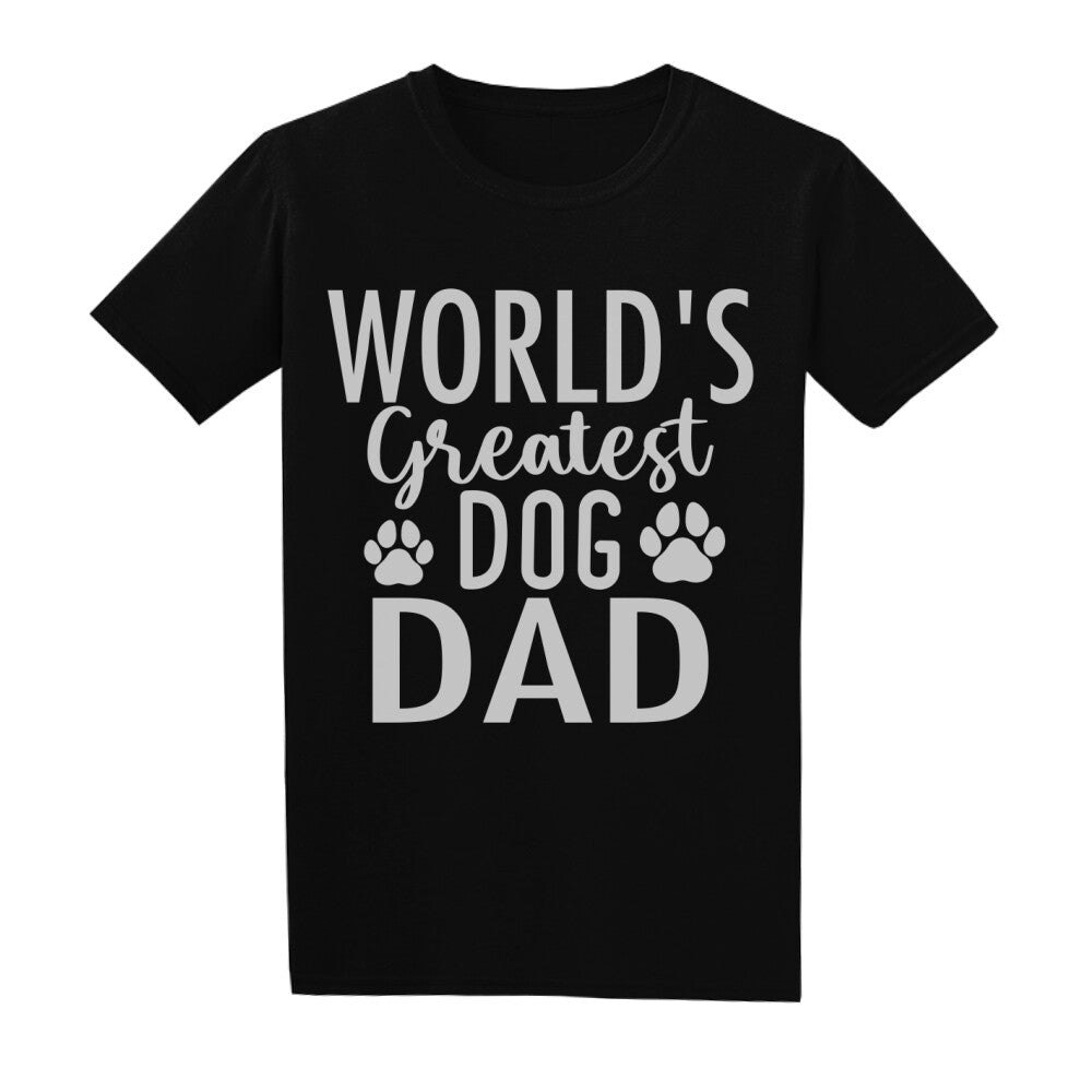 Hundeliebhaber T-Shirt / Basic Shirt Herren Worlds Greatest Dog Dad